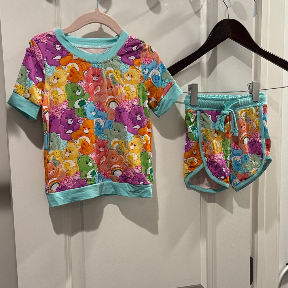 BAMBOO Carebear Shorts Set size 2T NWT